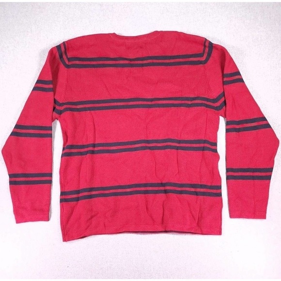 Vintage Buckle BKE Sweater Mens Small S Long Sleeve Sweatshirt Striped Y2K NWT - Picture 9 of 12